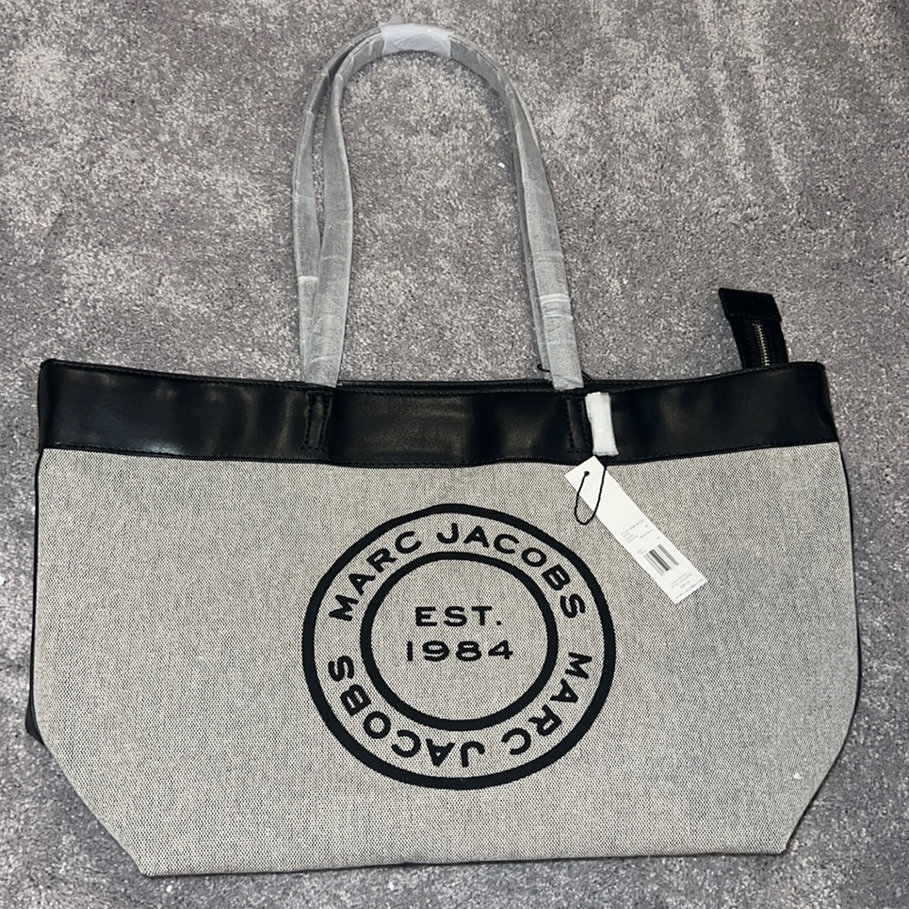 Marc Jacobs Insignia Canvas/leather tote bag